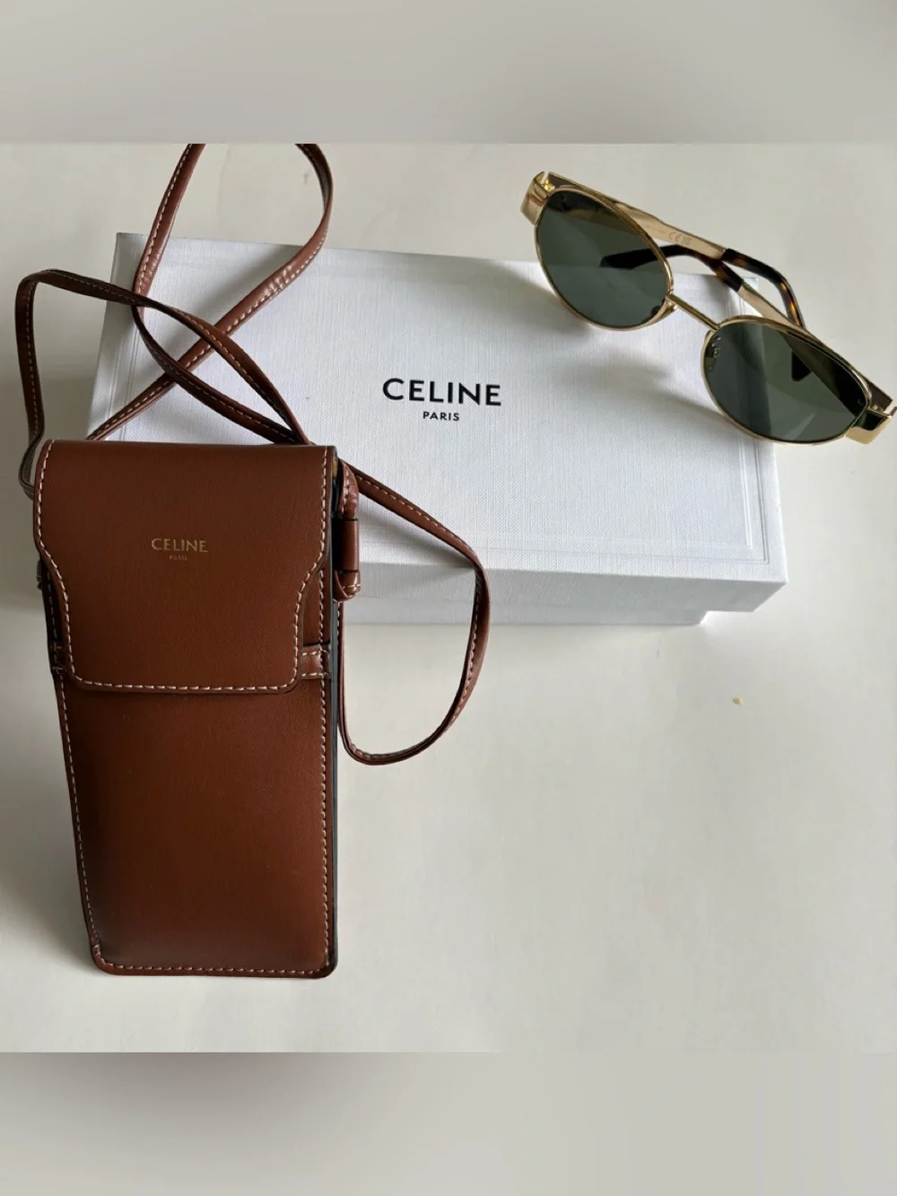 Celine Triomphe Metal Oval 01 Sunglasses - Picture 9 of 9